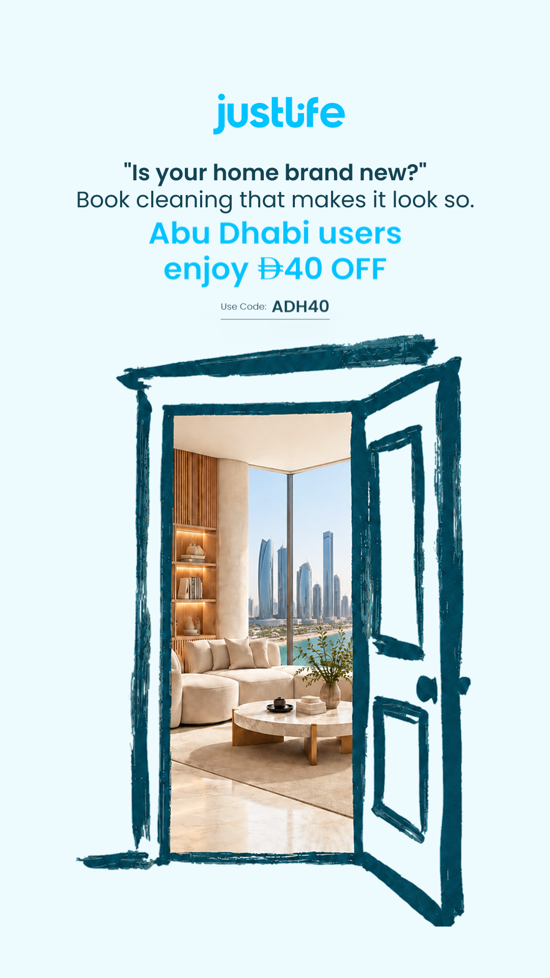 Justlife UAE Facebook ad