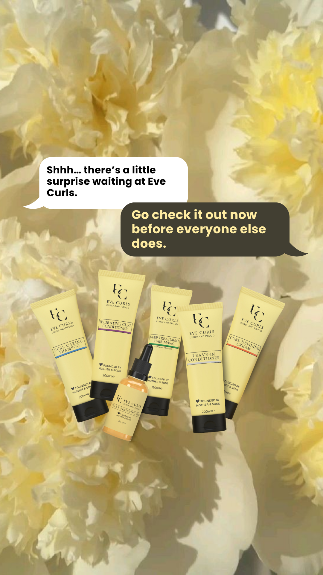 Eve Curls Facebook ad