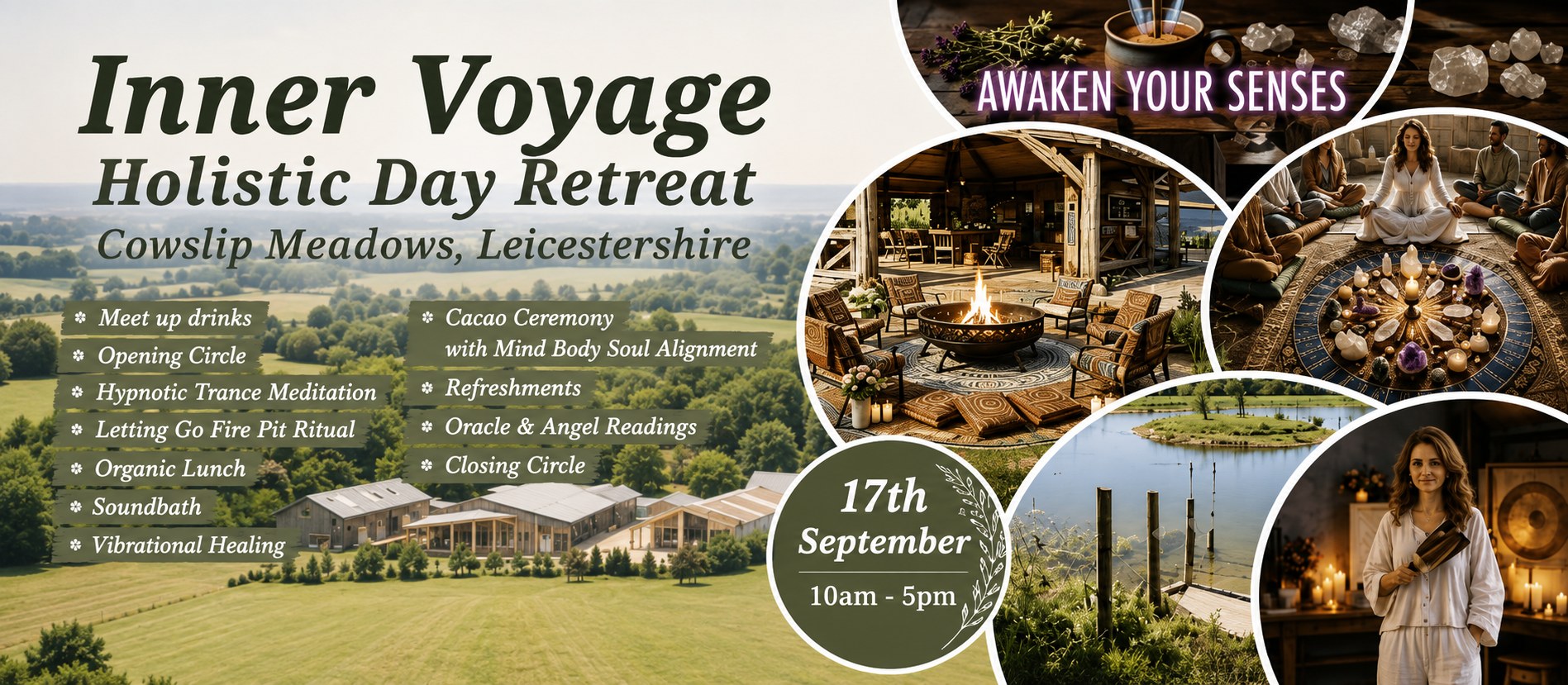 Inner Voyage Retreats Facebook ad: Holistic Day Retreat
