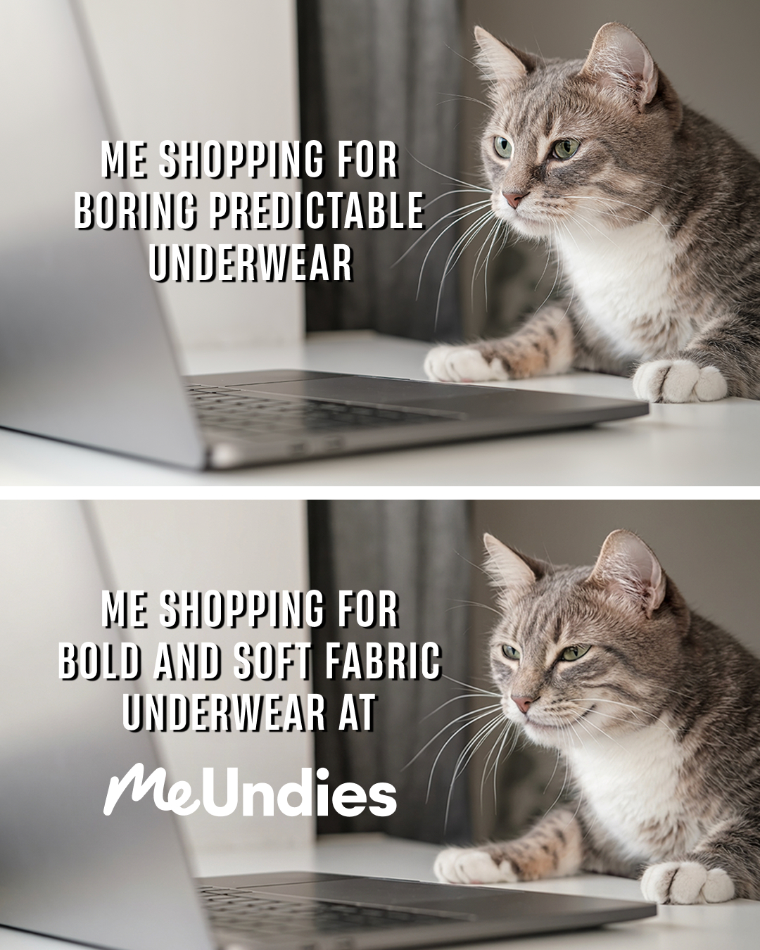 MeUndies Facebook ad