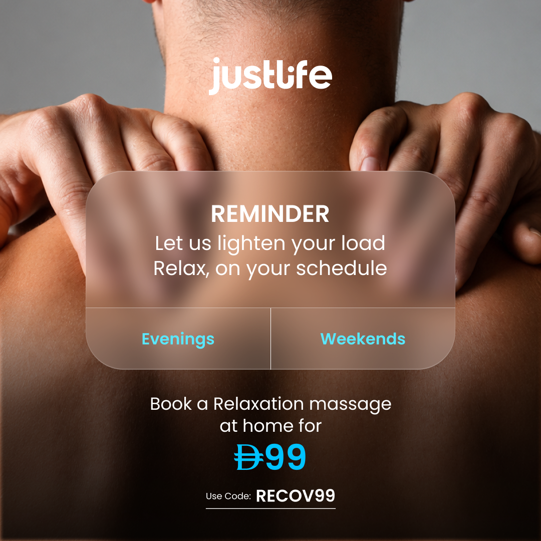 Justlife UAE Facebook ad