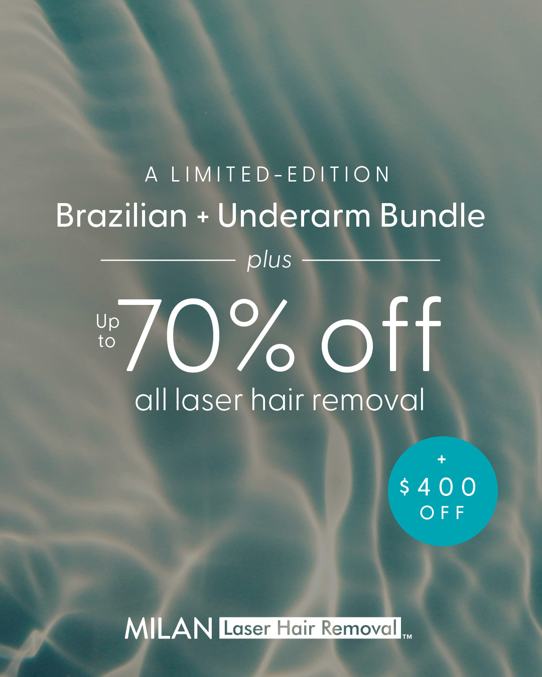 Milan Laser Hair Removal Facebook ad