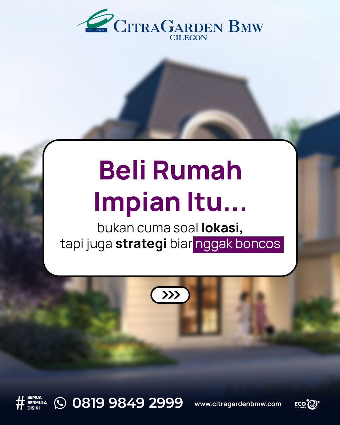 CitraGarden BMW Facebook ad: Banyak yang semangat untuk beli rumah impian, tapi…