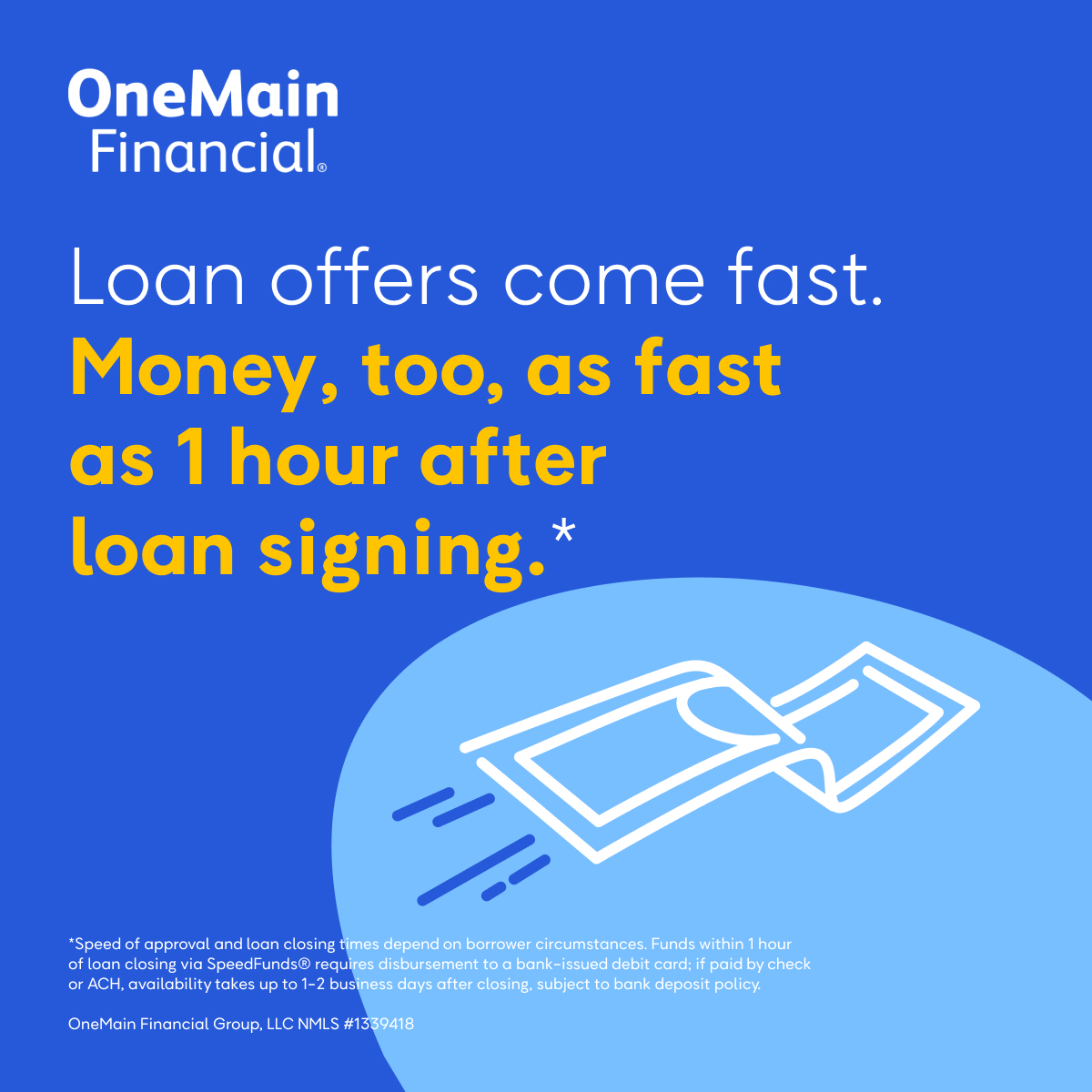 OneMain Financial Facebook ad