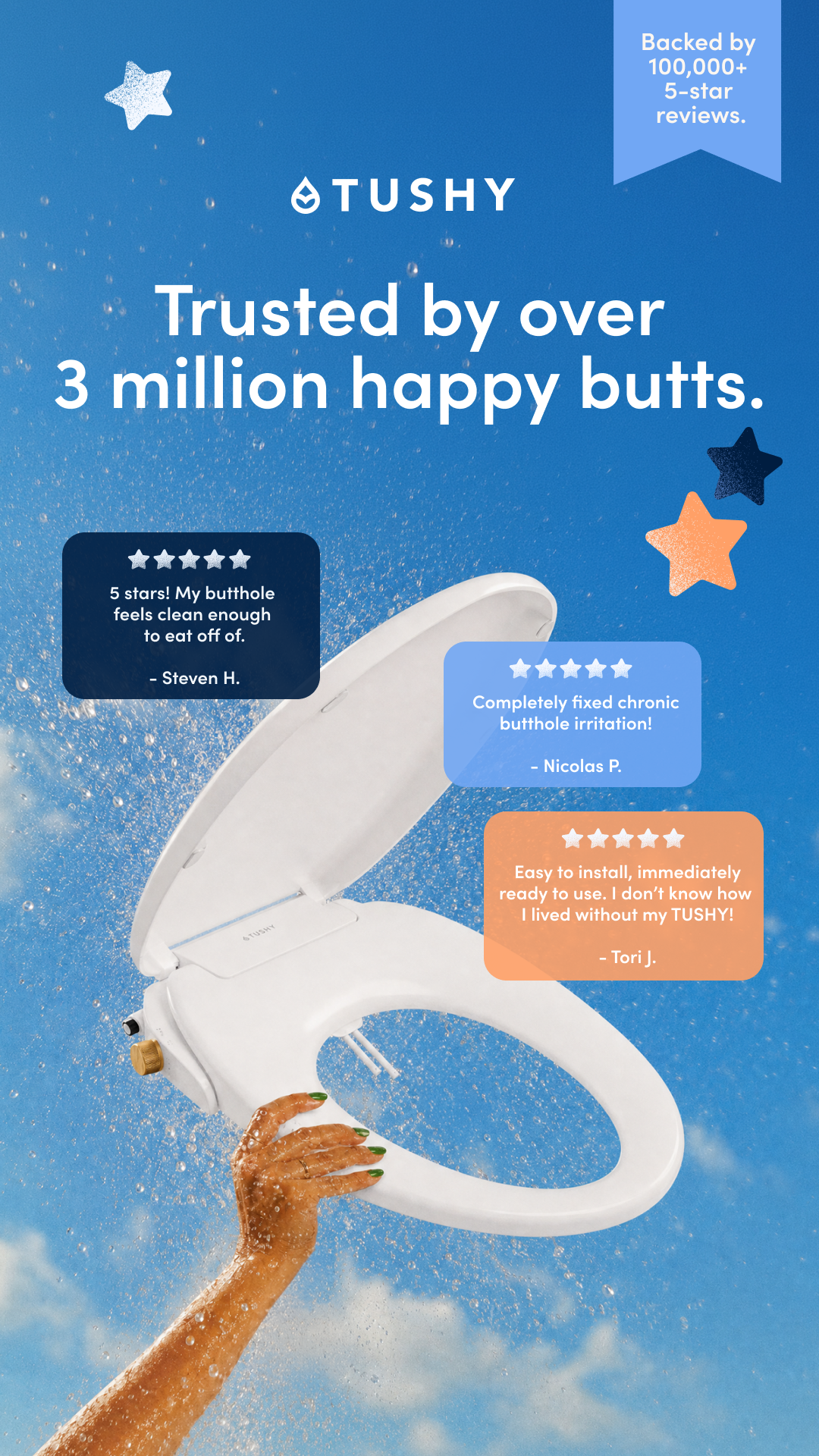 TUSHY Facebook ad