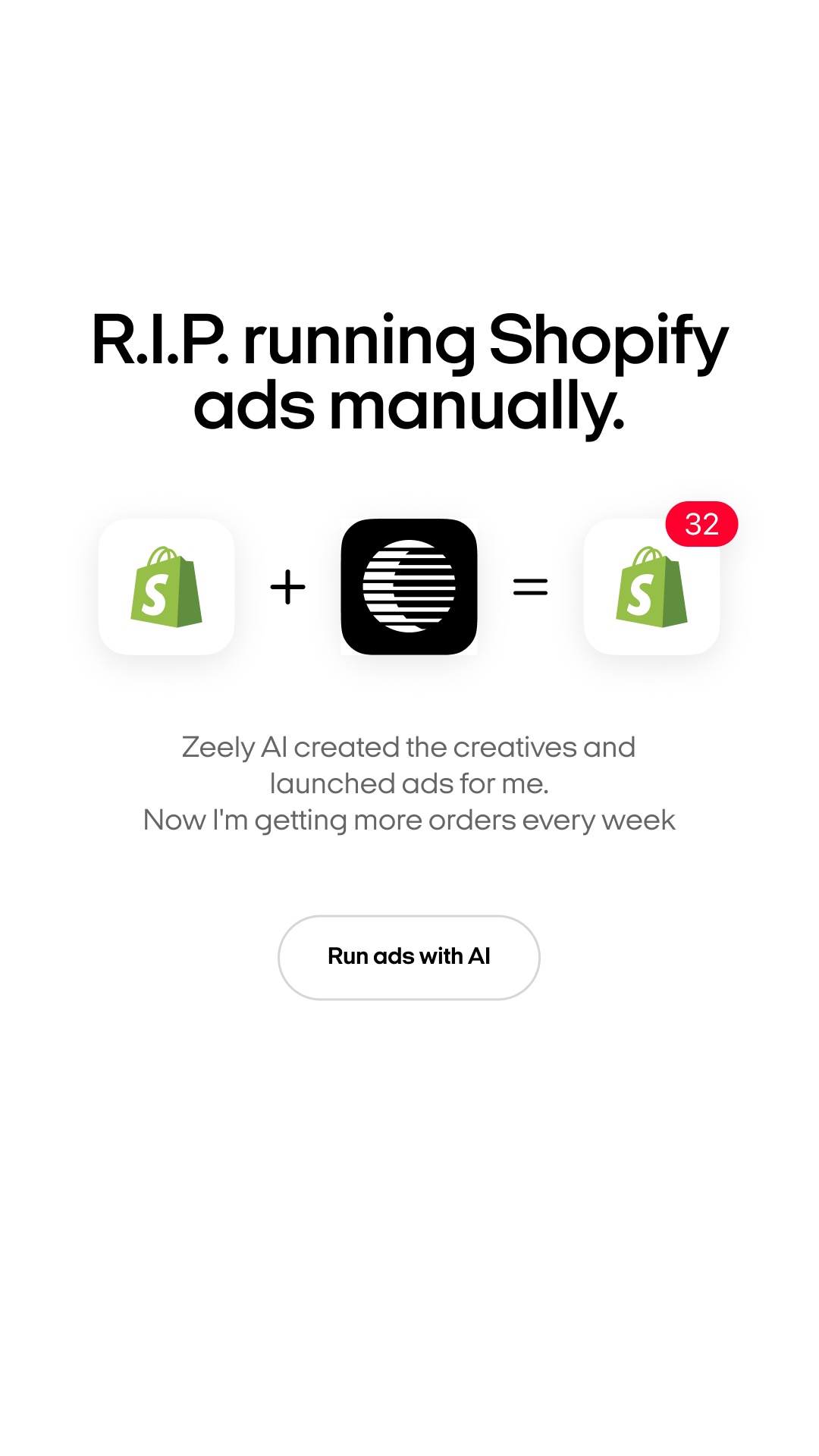 Zeely Facebook ad