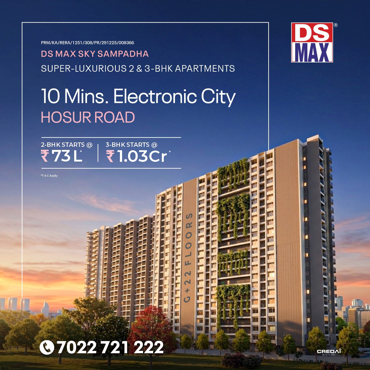 South Bangalore Properties. Facebook ad: Avail a Free Site Visit today!