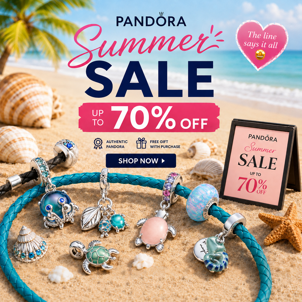 Pandσra & Charm Facebook ad from May 18, 2026