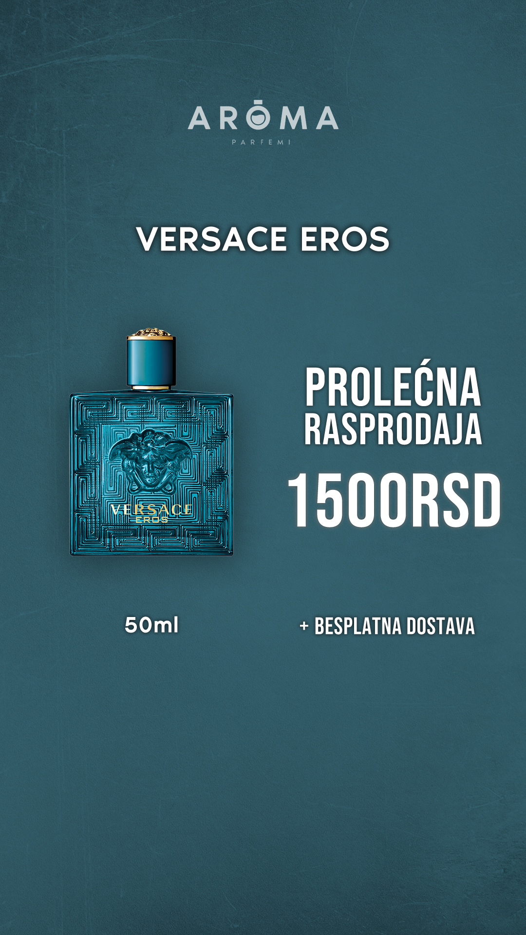 Aroma Parfemi RS Facebook ad: Prolećna rasprodaja