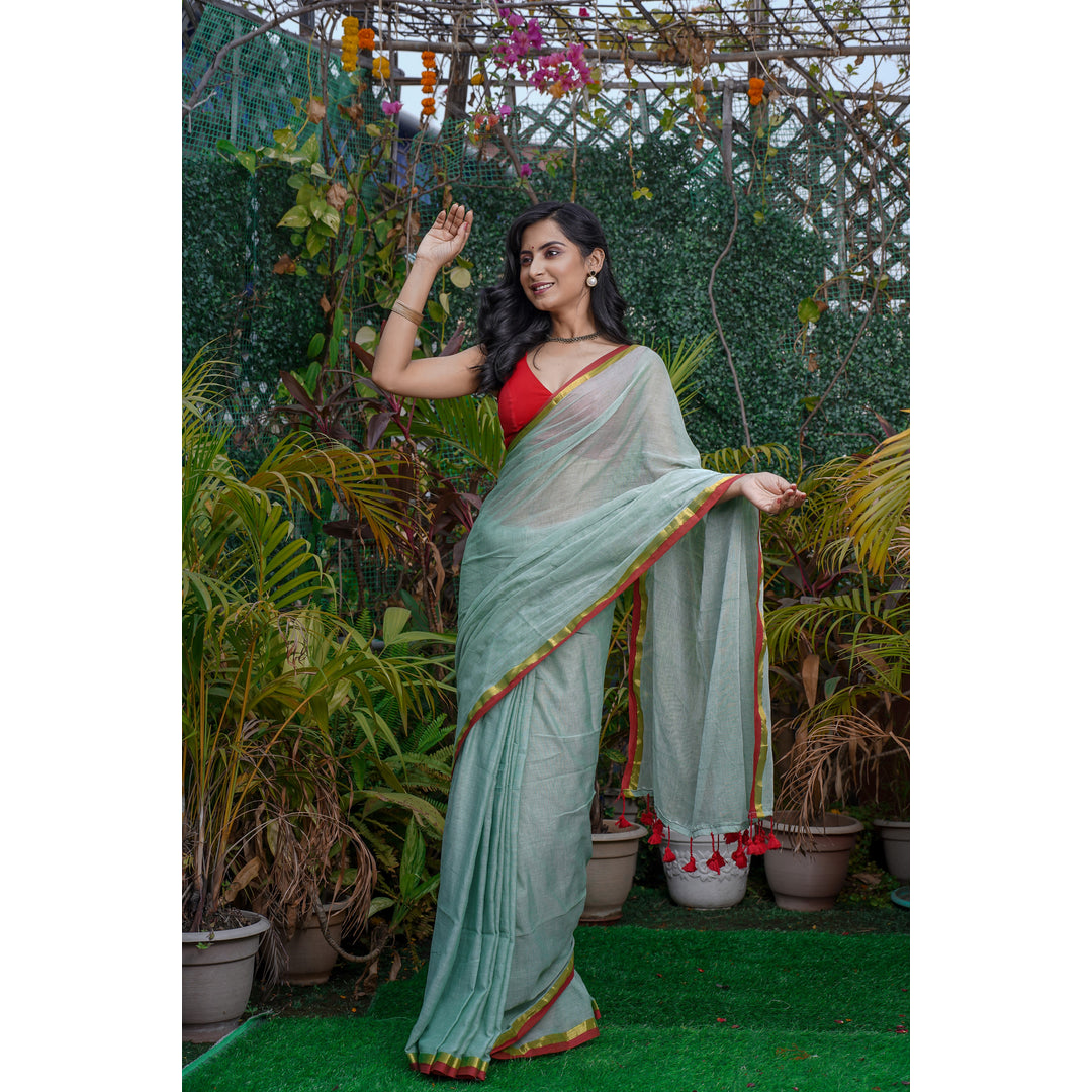 Suidori Facebook ad: Hot weather? Switch to pure Mulmul cotton sarees