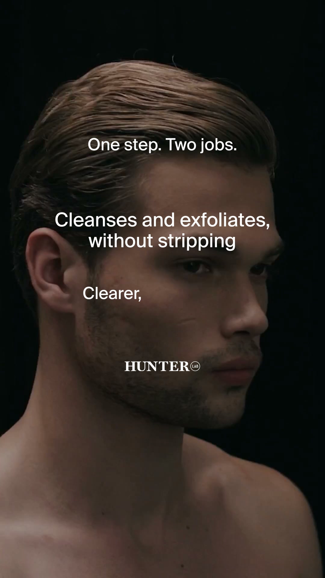 HUNTER LAB Facebook ad: One step. Two jobs.