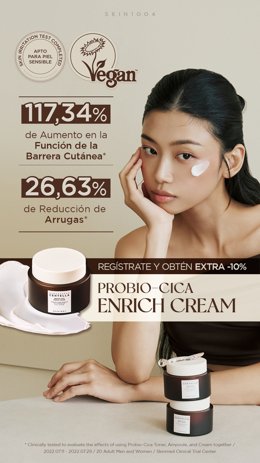 SKIN1004 Facebook ad
