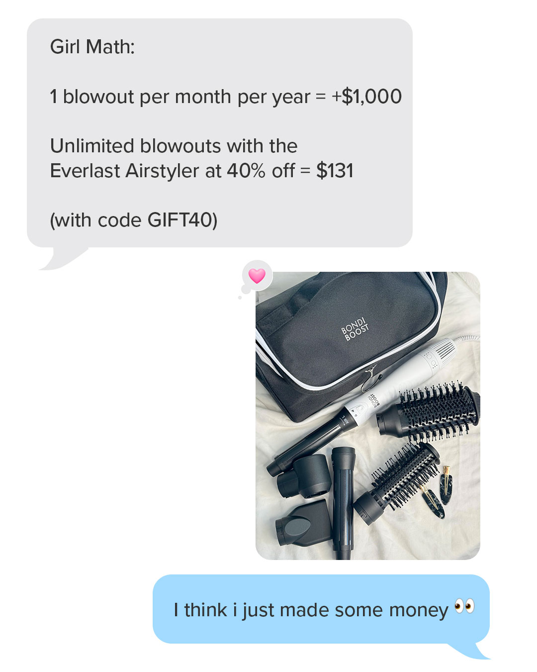 BondiBoost Facebook ad
