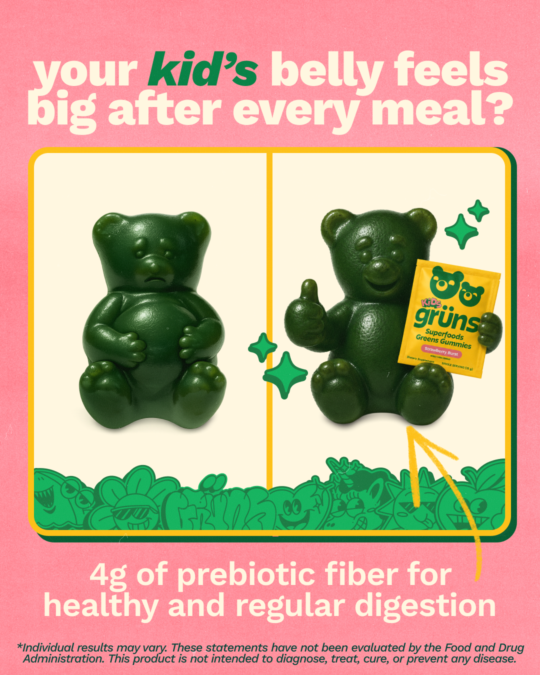 Grüns Kids Facebook ad