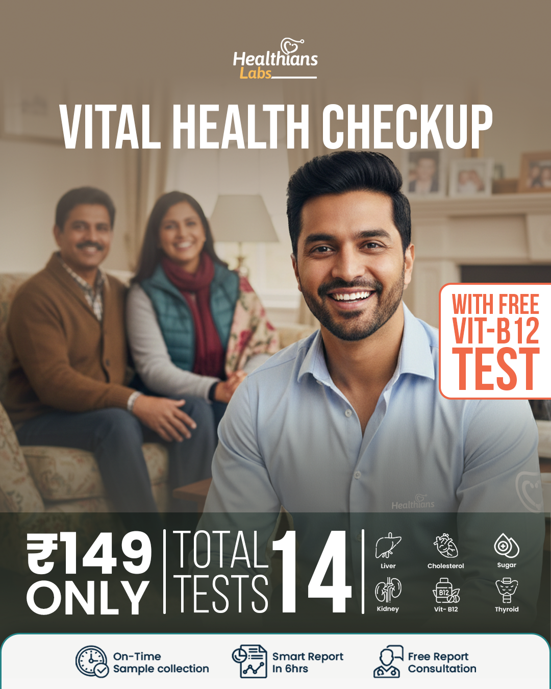 Healthians Facebook ad