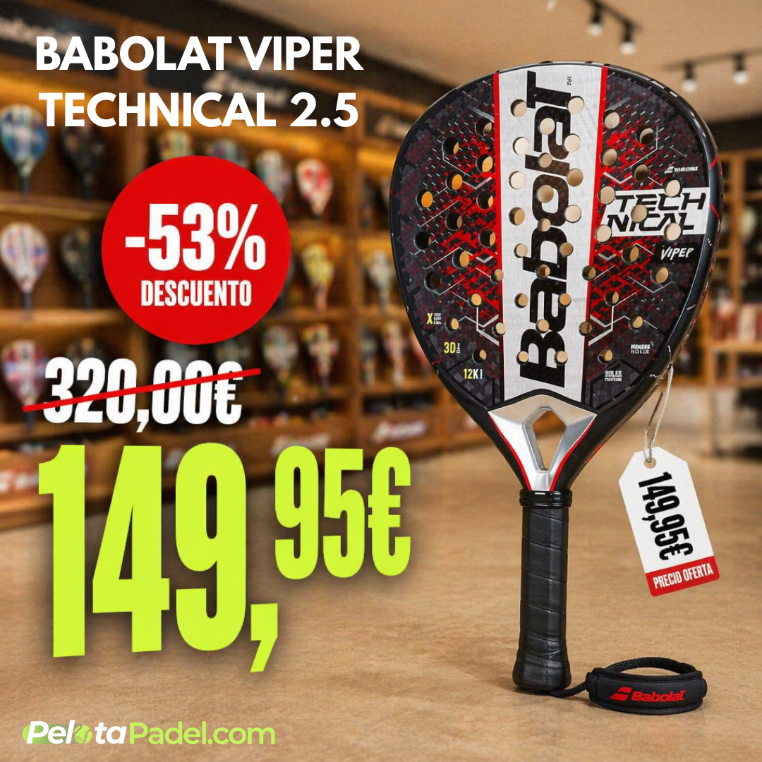 PelotaPadel.com Facebook ad: 10 PALAS. UN SOLO PRECIO: 159,95€