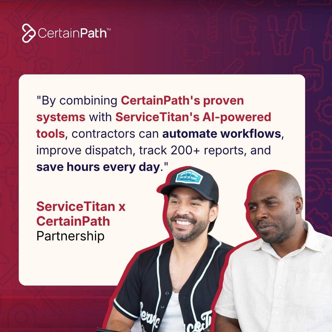 CertainPath Facebook ad: Better software and better coaching, in one membership.