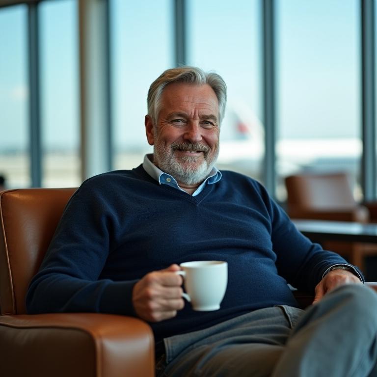 AdvisorBooth Glimpse Facebook ad: Airport Lounge Pass For Seniors