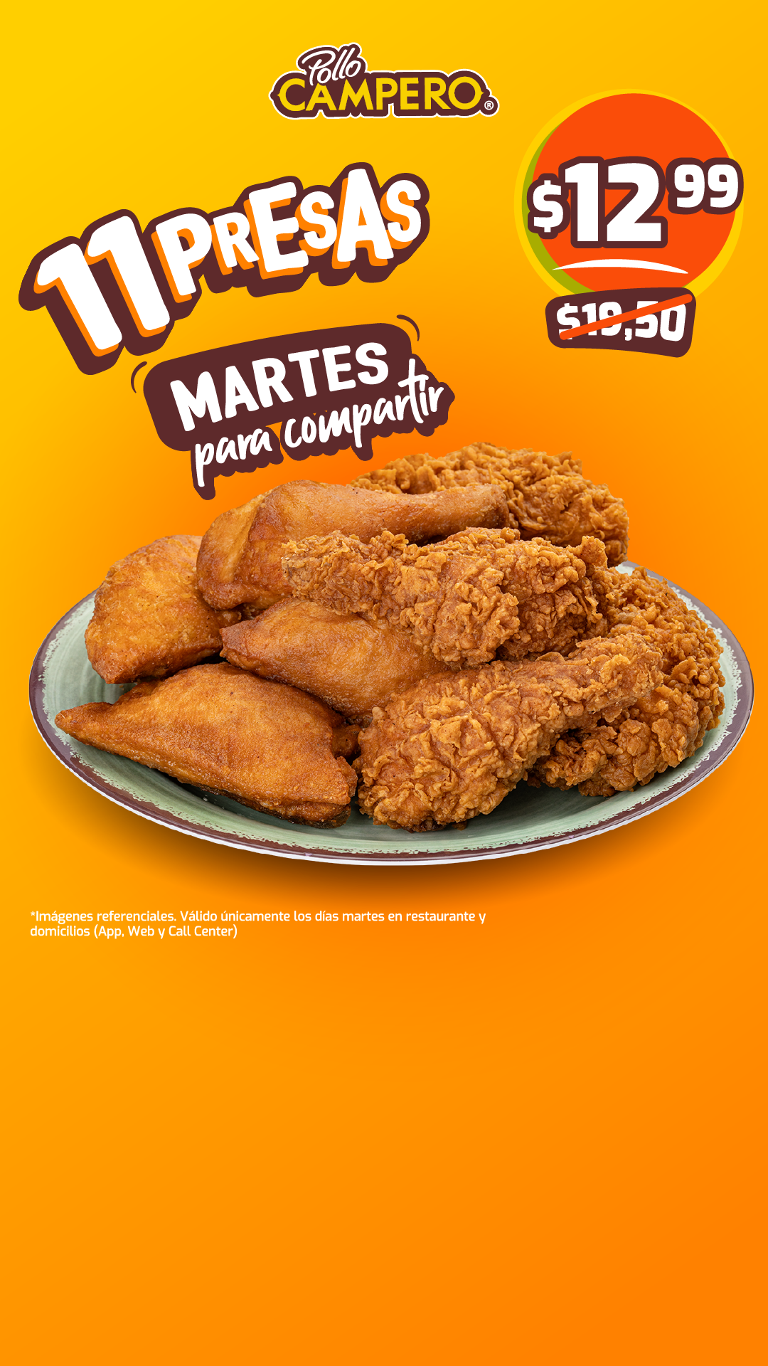 Campero Ecuador Facebook ad: ¡Martes del Sabor!