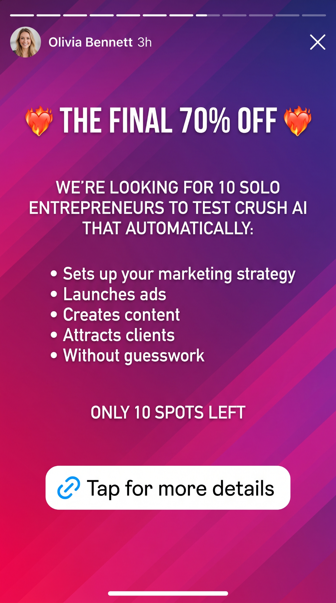 trycrush.ai Facebook ad