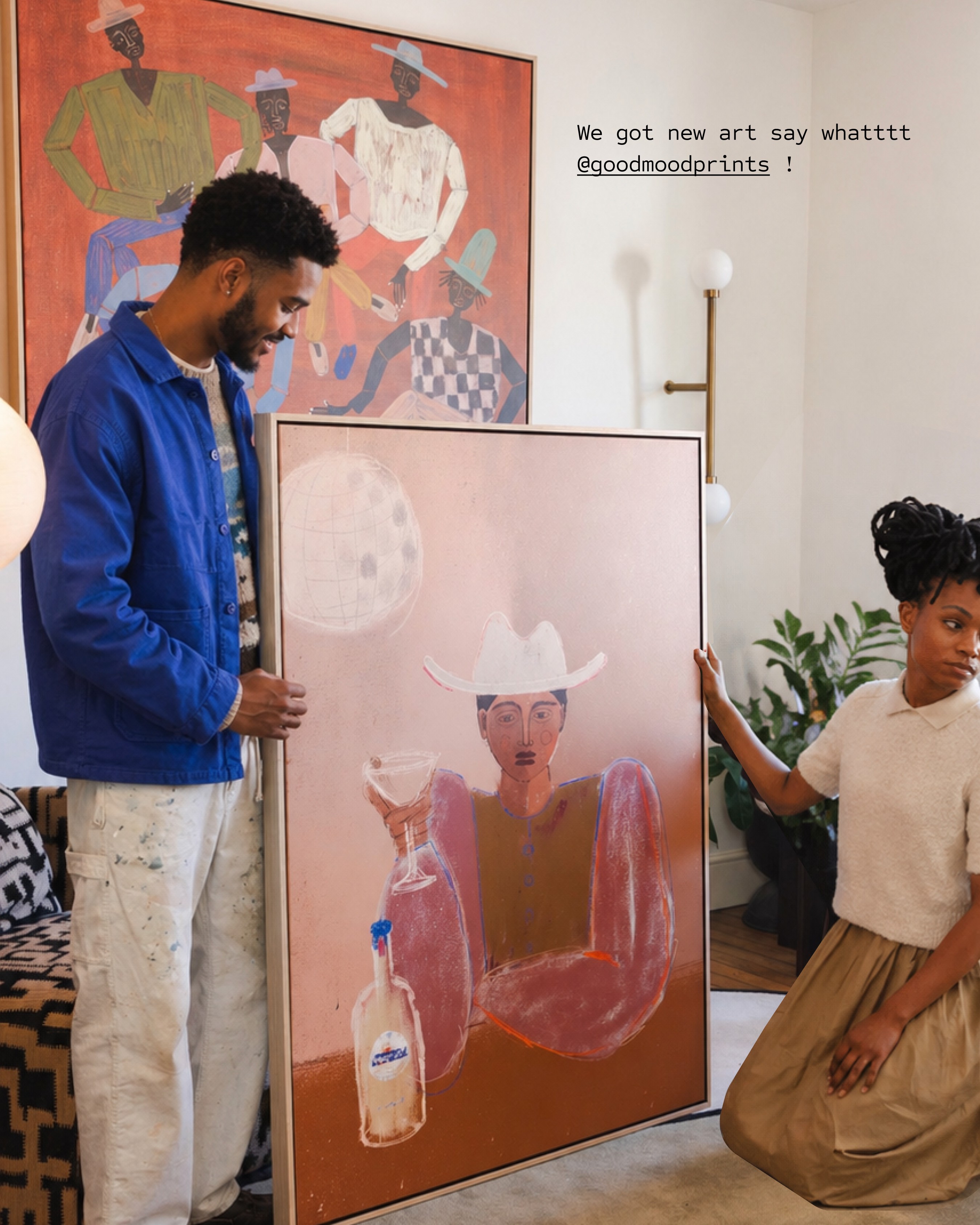 GoodMood Facebook ad: Discover art that transforms your space