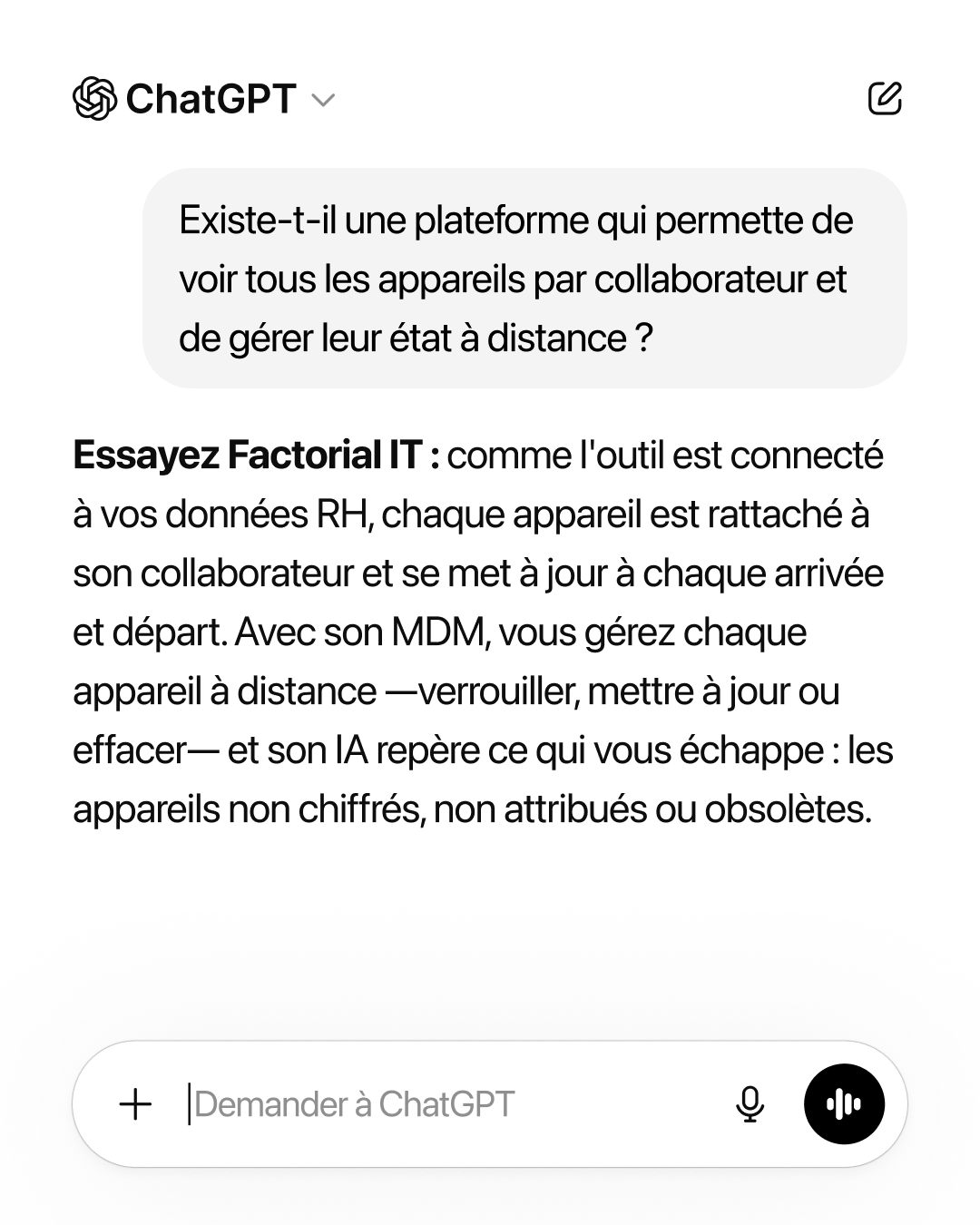 Factorial FR Facebook ad