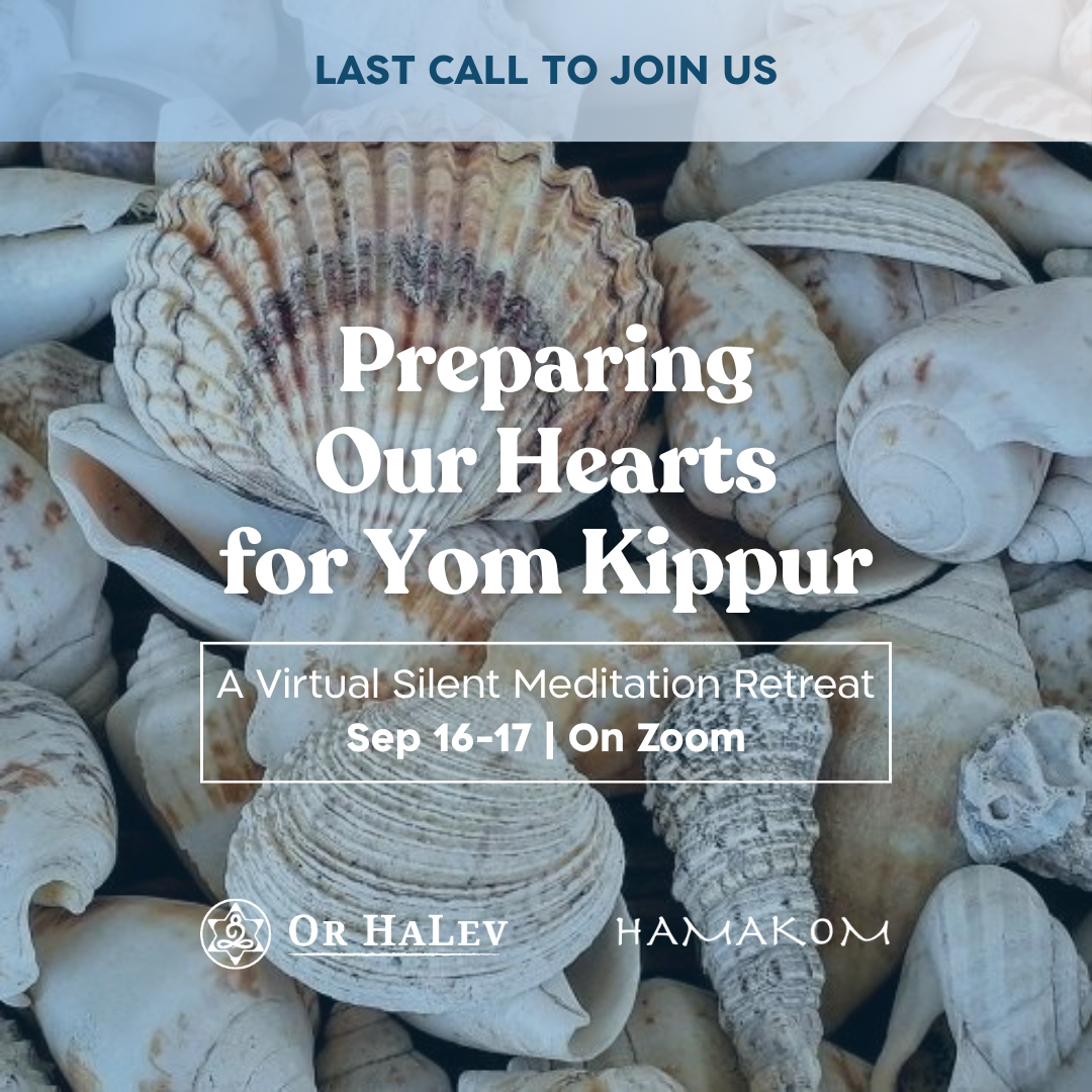 Or HaLev - Center for Jewish Spirituality & Meditation Facebook ad: Reserve Your Spot - Starting at $60