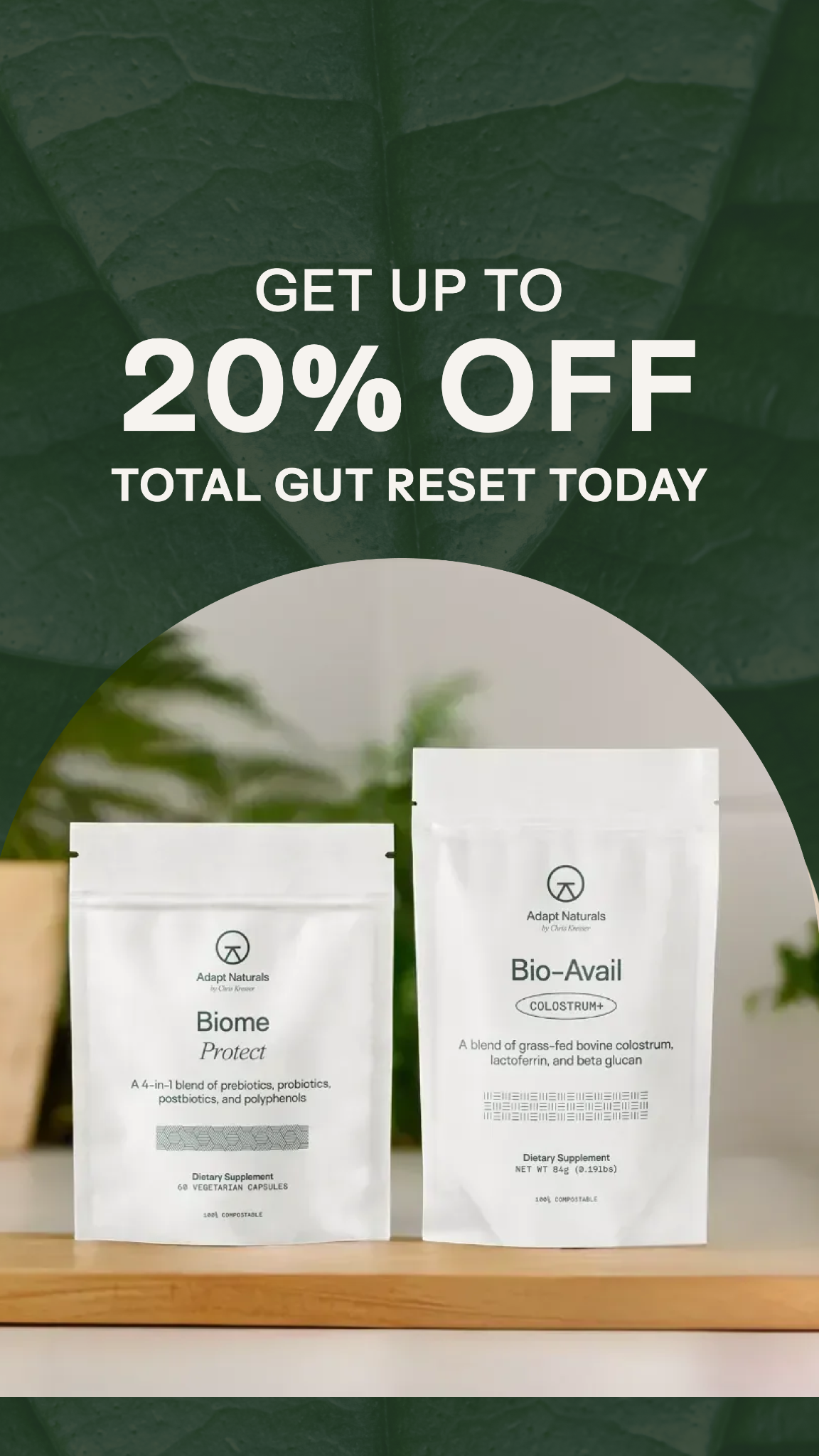 Adapt Naturals Facebook ad