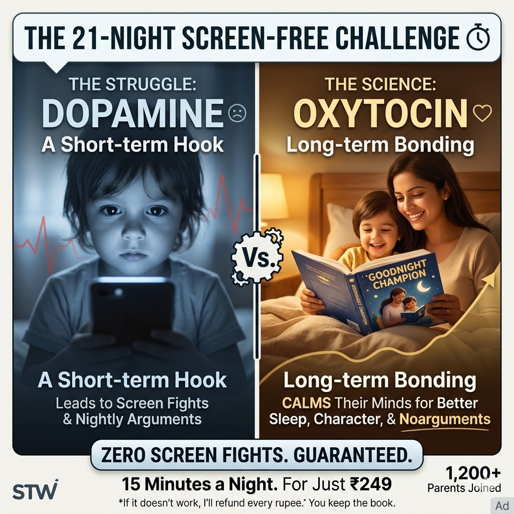 STW Training Service Facebook ad: Is Your Child Glued to the Screen?