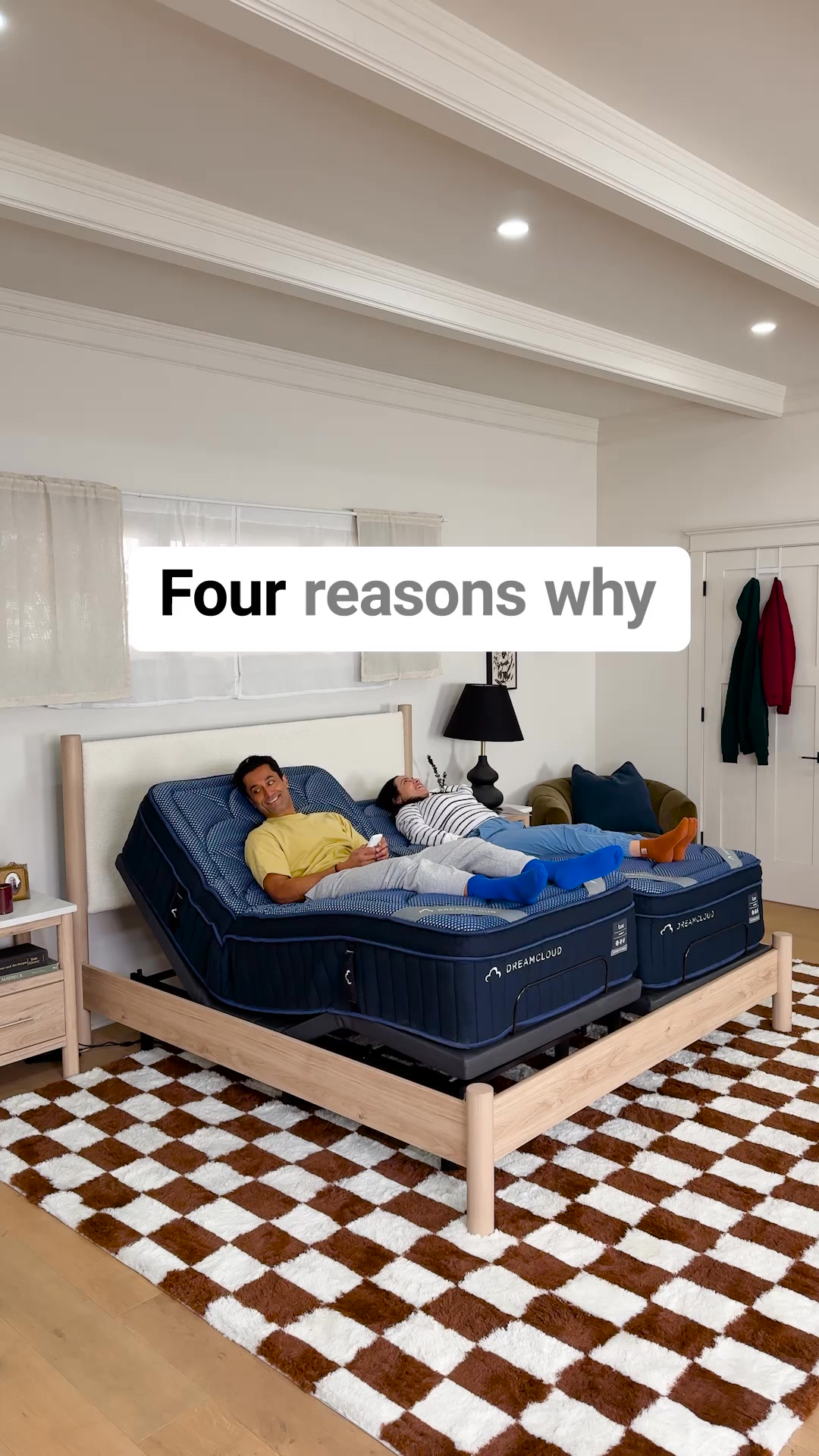 DreamCloud Sleep Facebook ad: Your Perfect Bed, Save up to 66% on Adjustable Bundles!