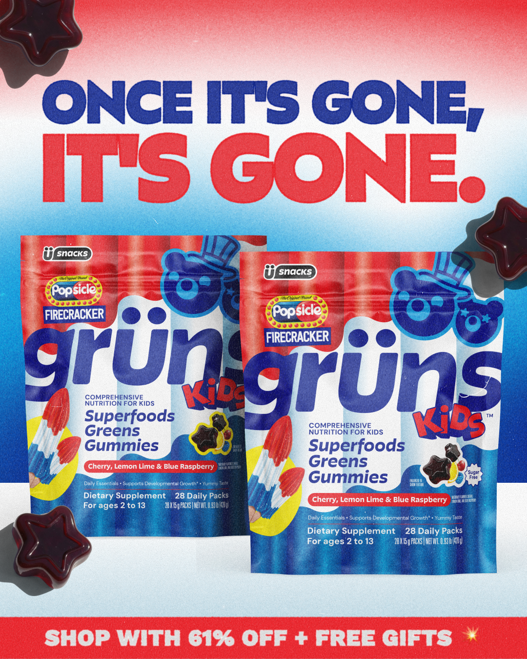 Grüns Kids Facebook ad