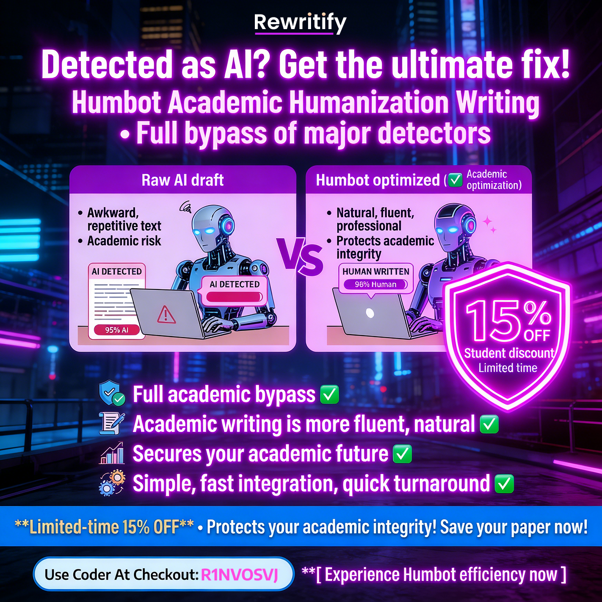Rewritify Facebook ad