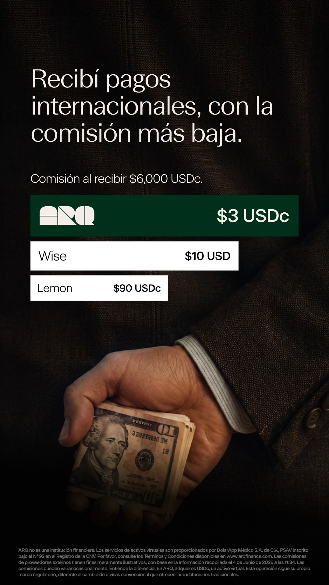 ARQ Facebook ad