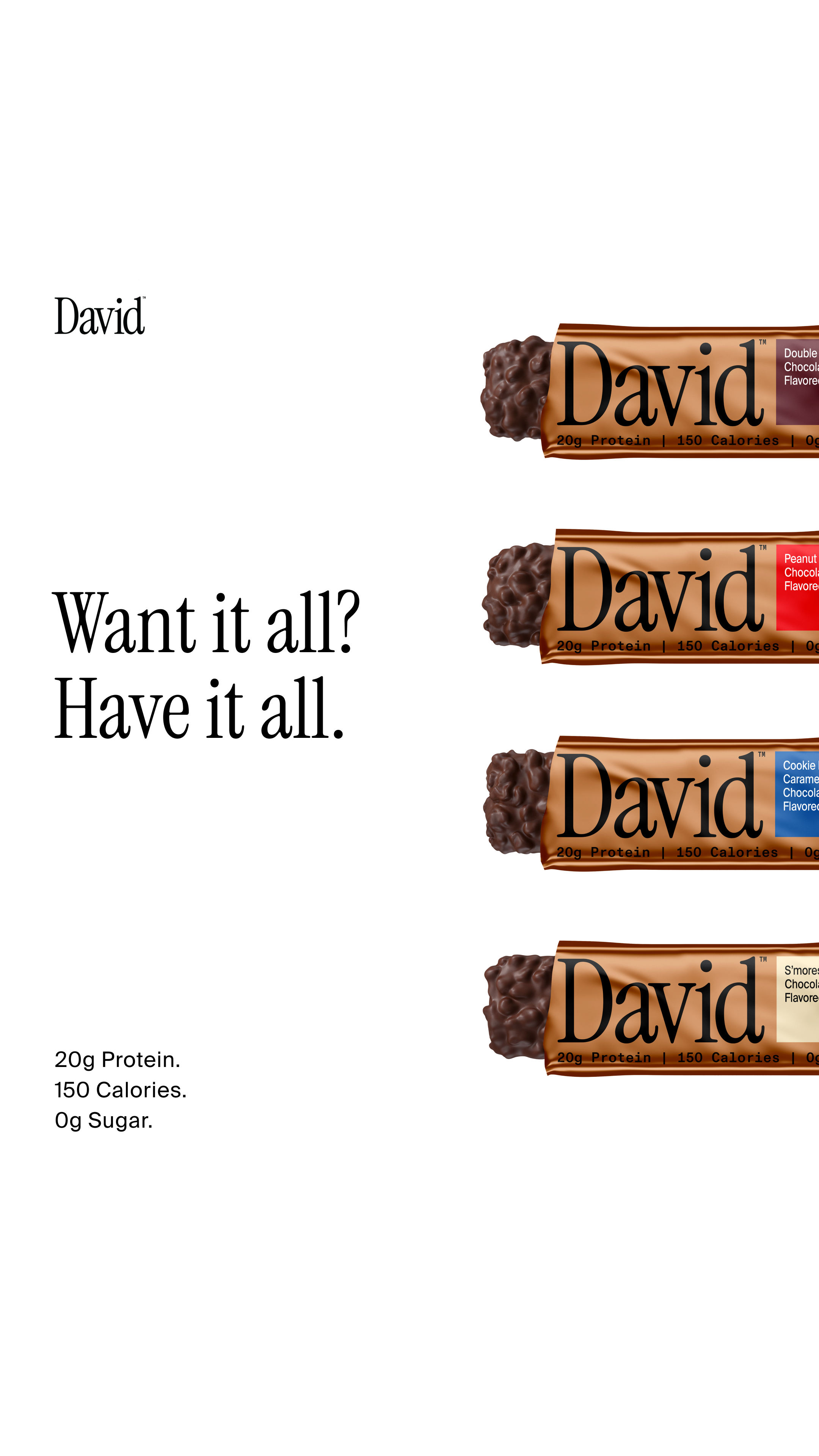 David Protein Facebook ad