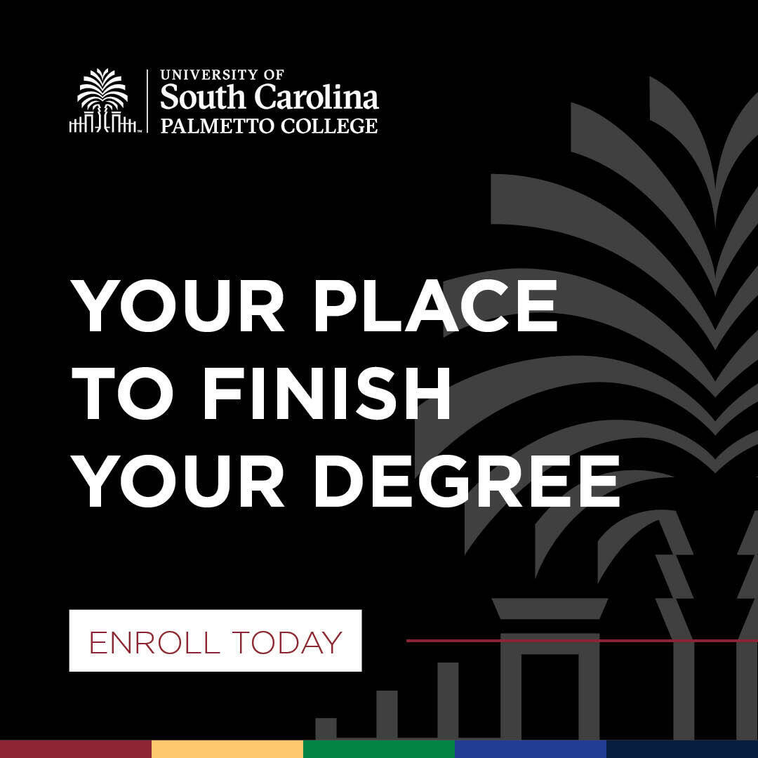 University of South Carolina Palmetto College Facebook ad