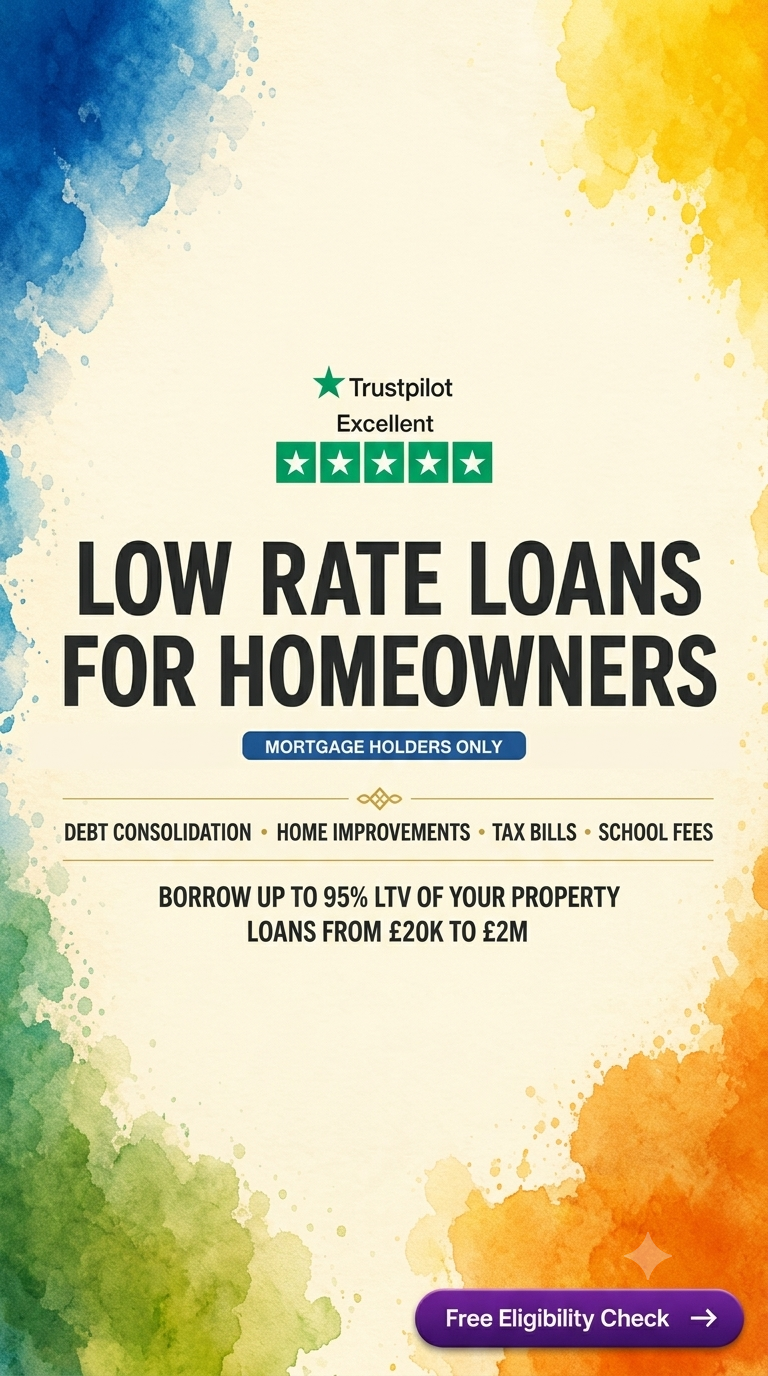 Best Loan Supermarket - Homeowner Loans Facebook ad: Homeowners looking for low rate secured loans