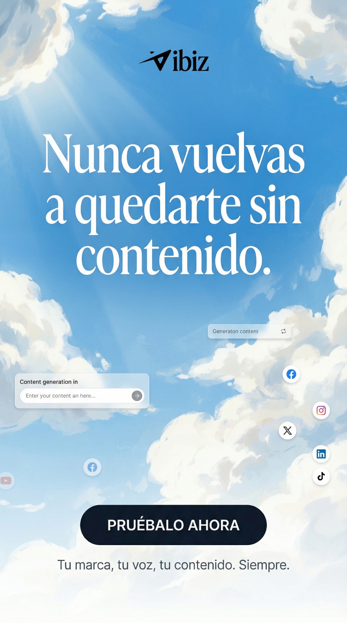 Vibiz Facebook ad