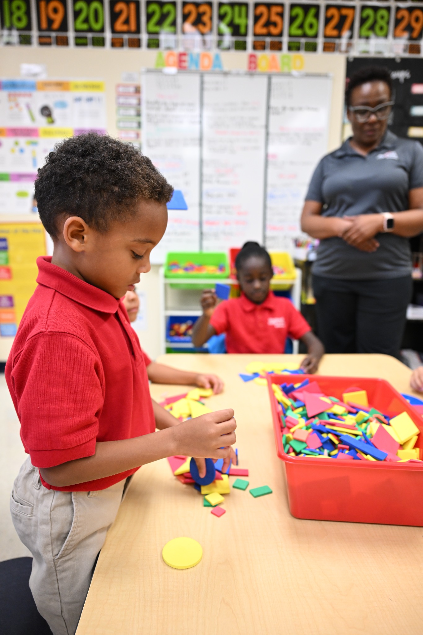 Charter Schools USA Facebook ad: First hellos, first friends, first discoveries.