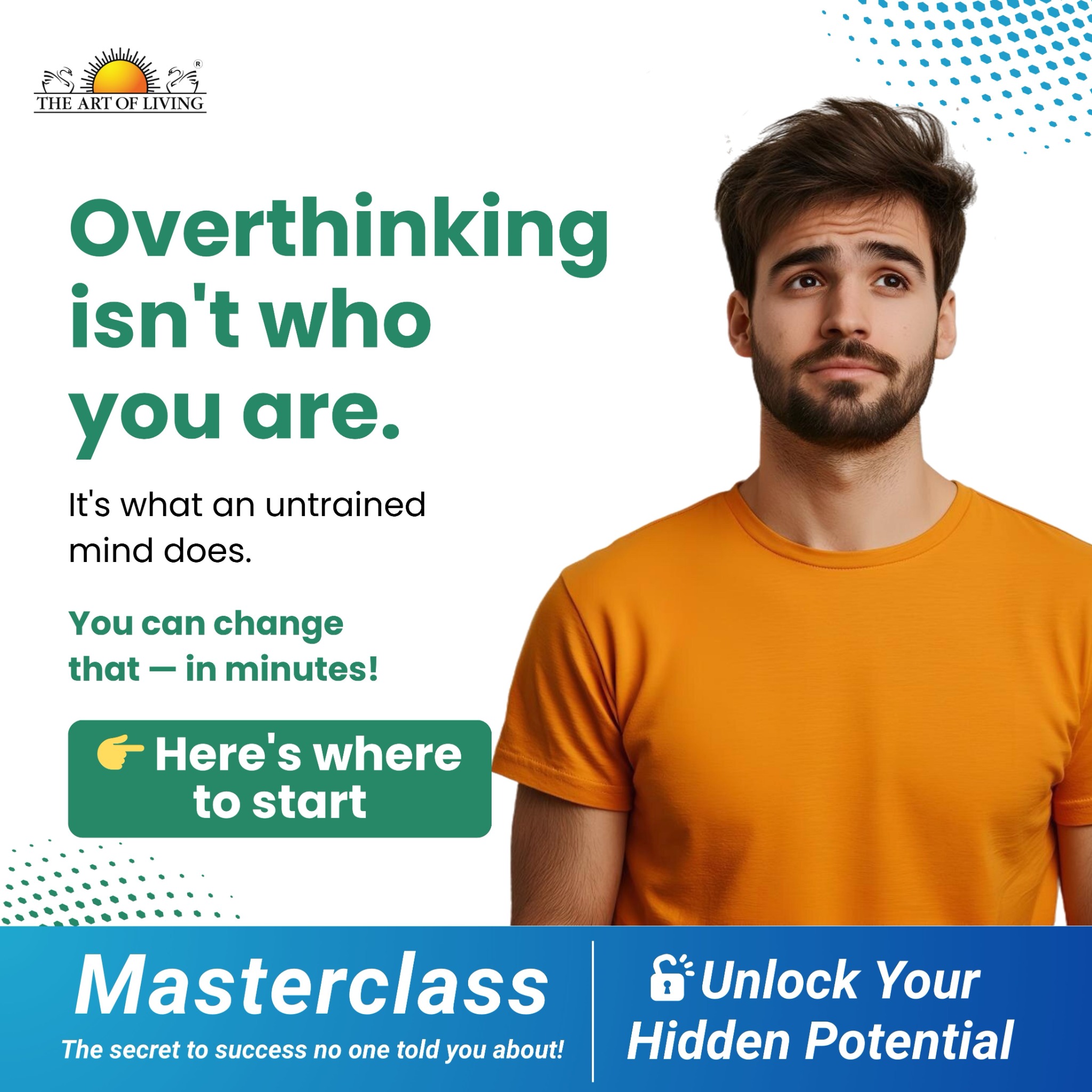 The Art of Living Facebook ad