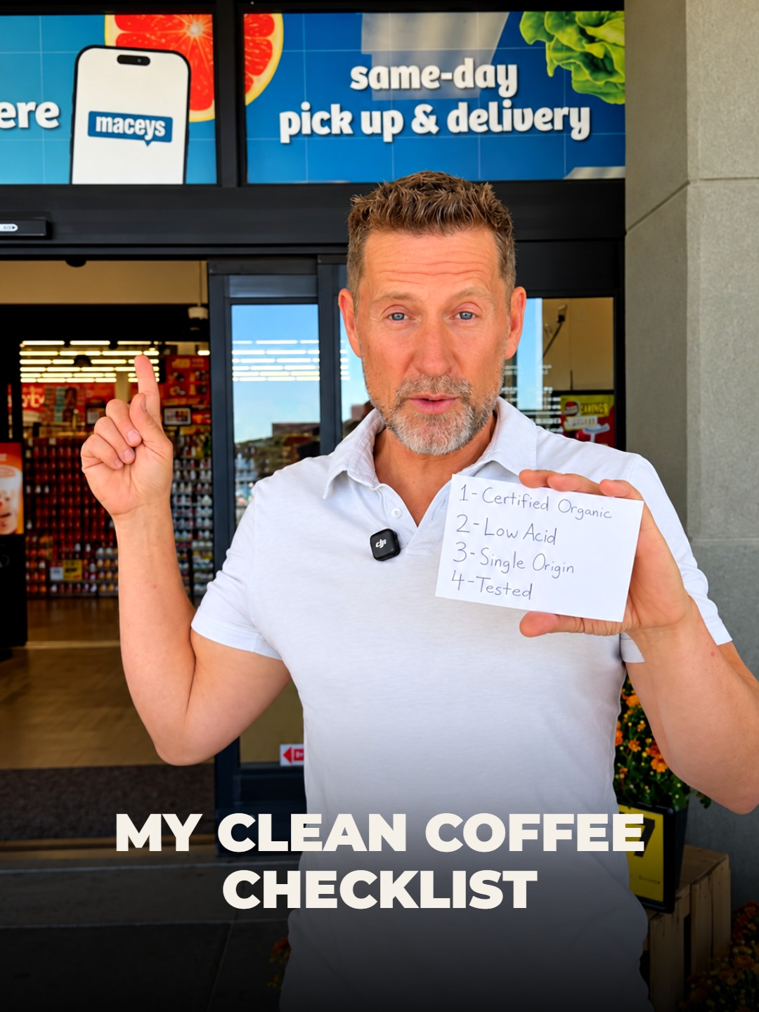 Lifeboost Coffee Facebook ad: Most people buying coffee at the grocery store…