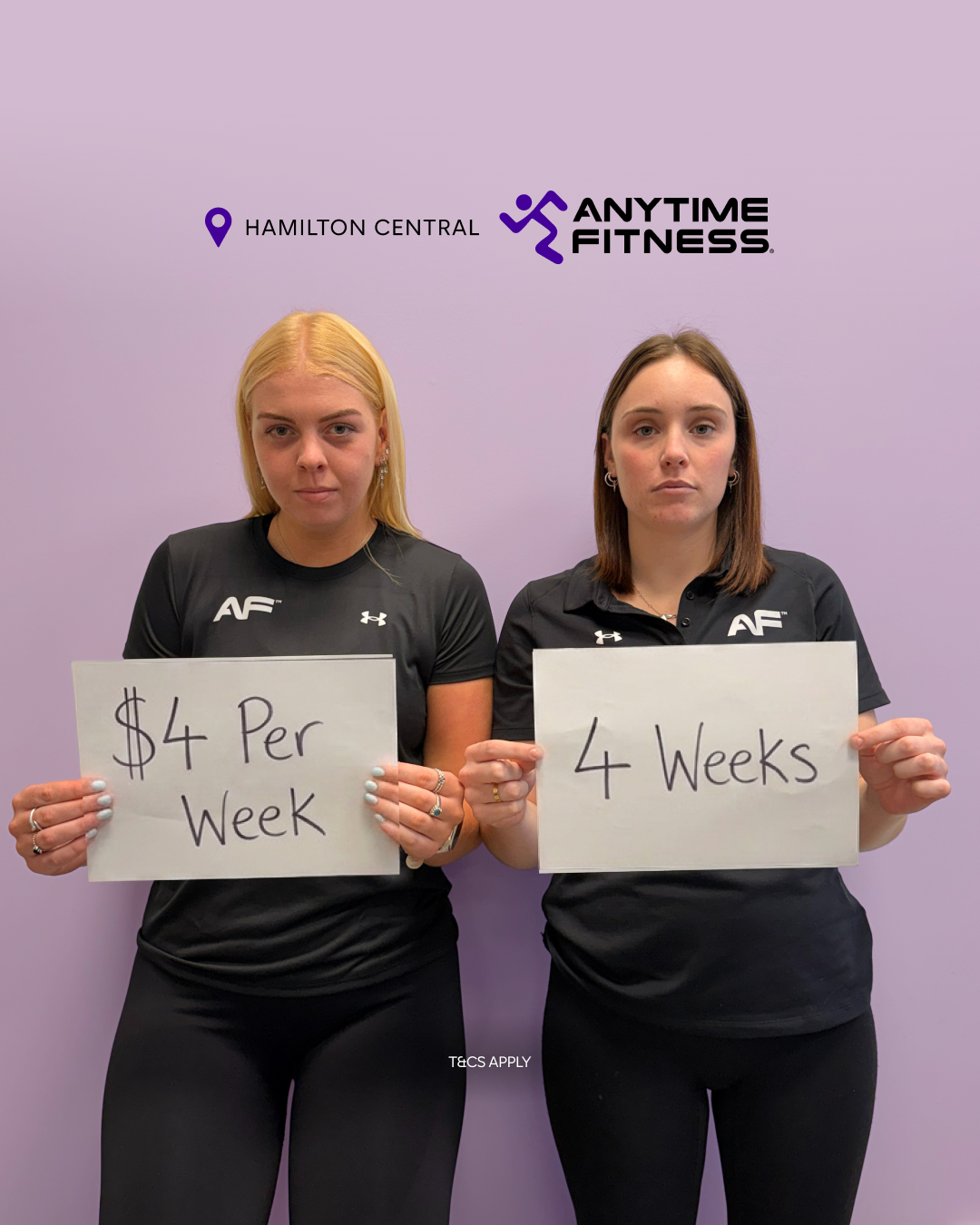 Anytime Fitness Hamilton NZ Facebook ad
