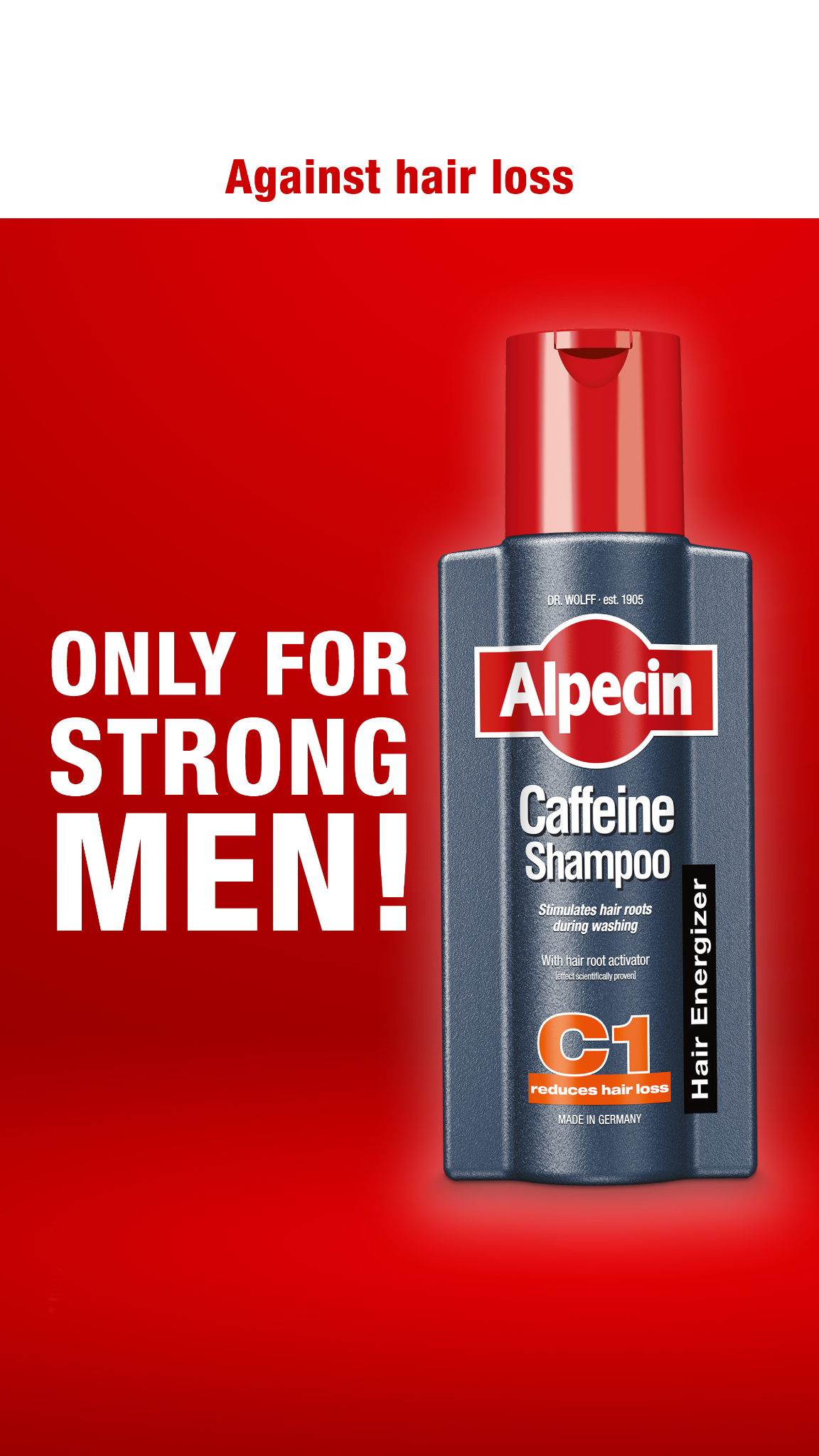 Alpecin Facebook ad