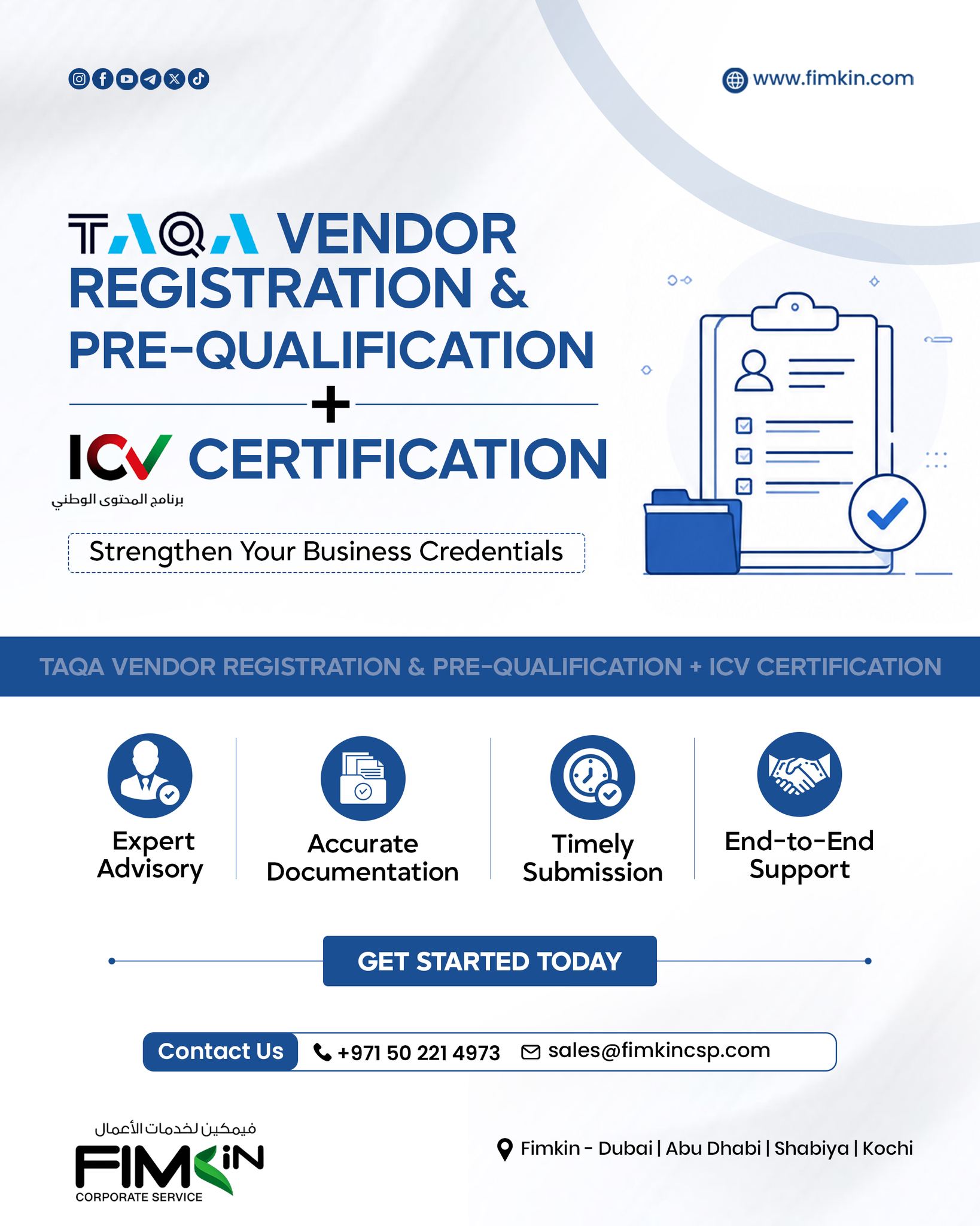 Fimkin Corporate Services Facebook ad: Is your business ready to become a qualified…