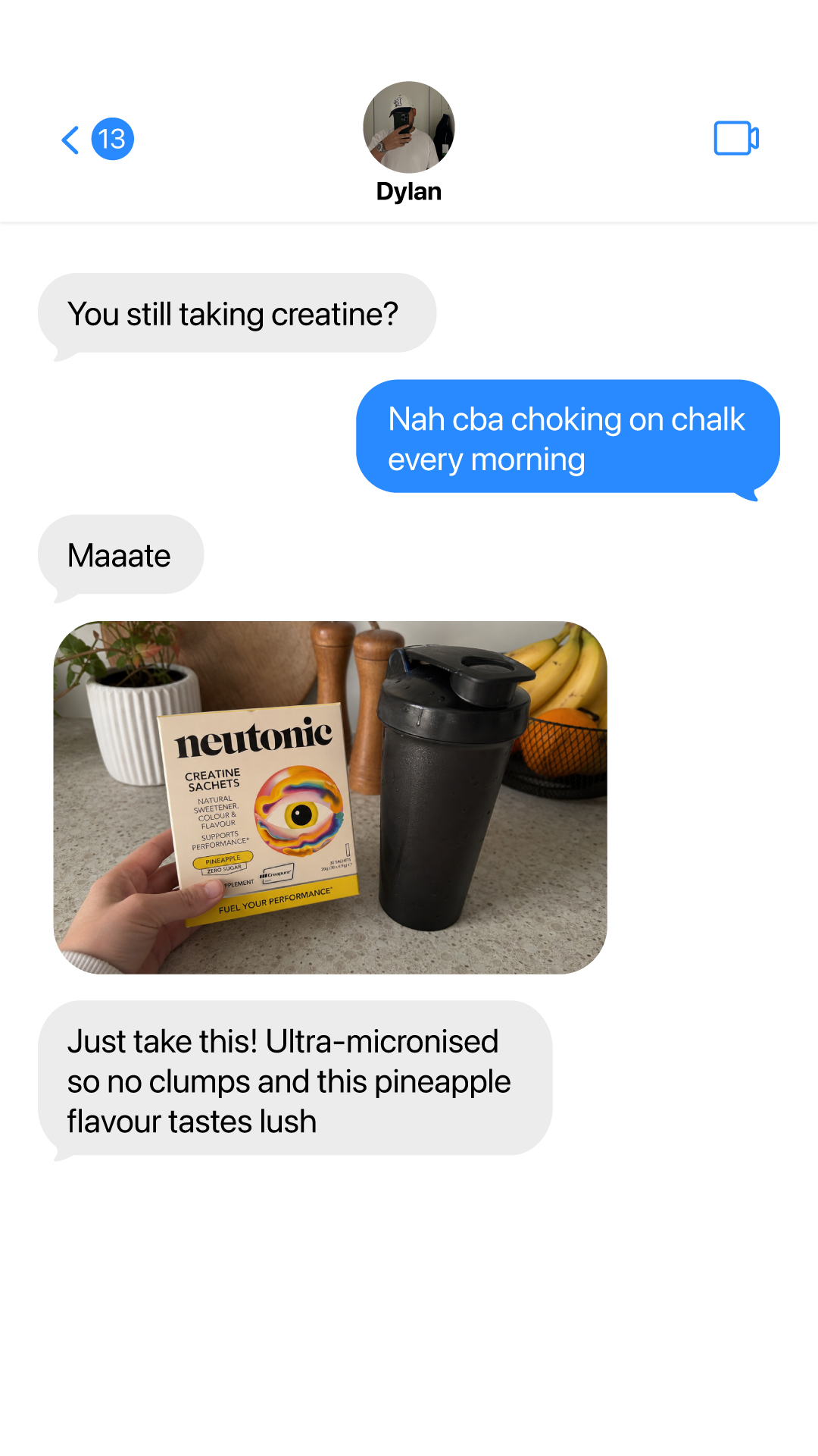 Neutonic Facebook ad