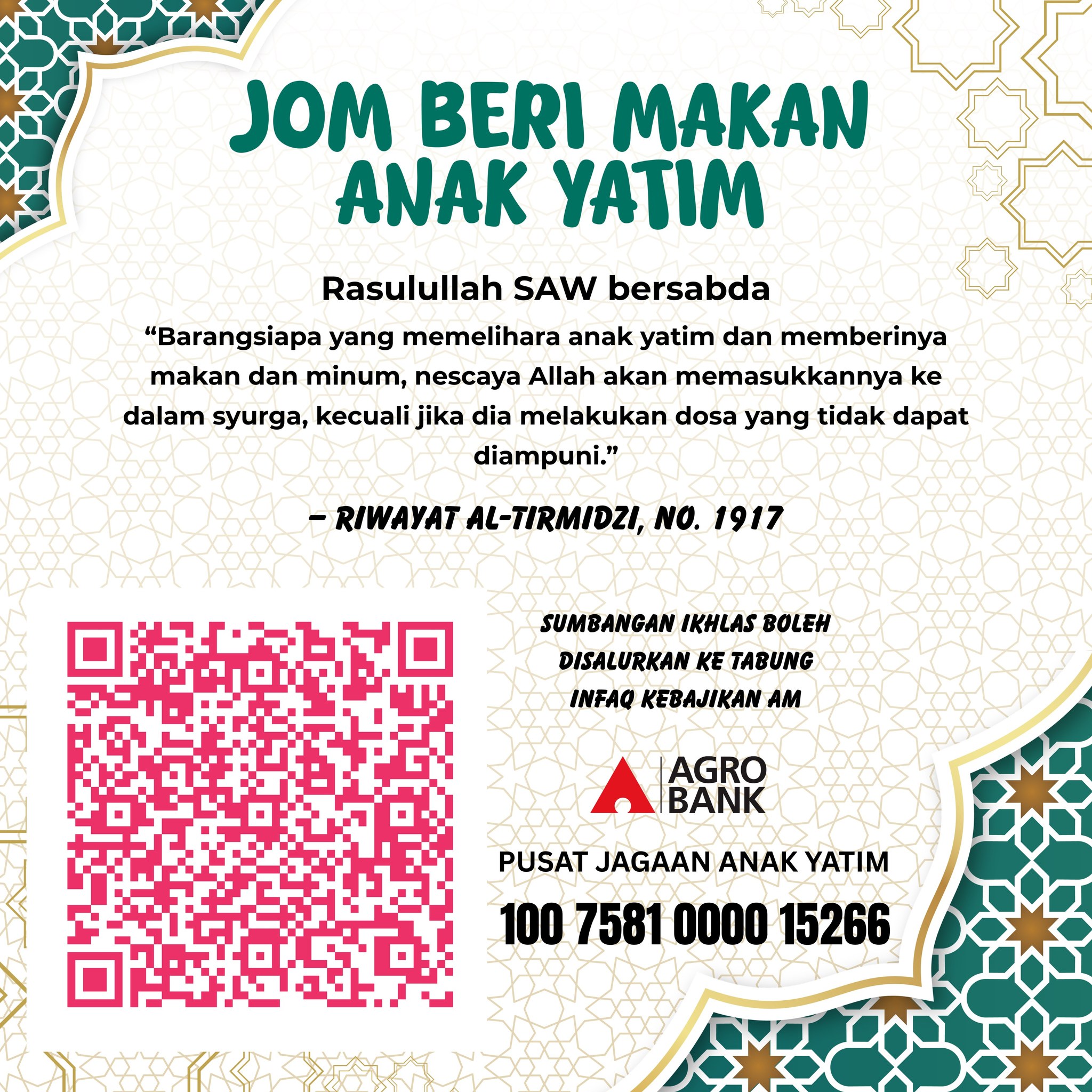 Infaq Kebajikan Facebook ad