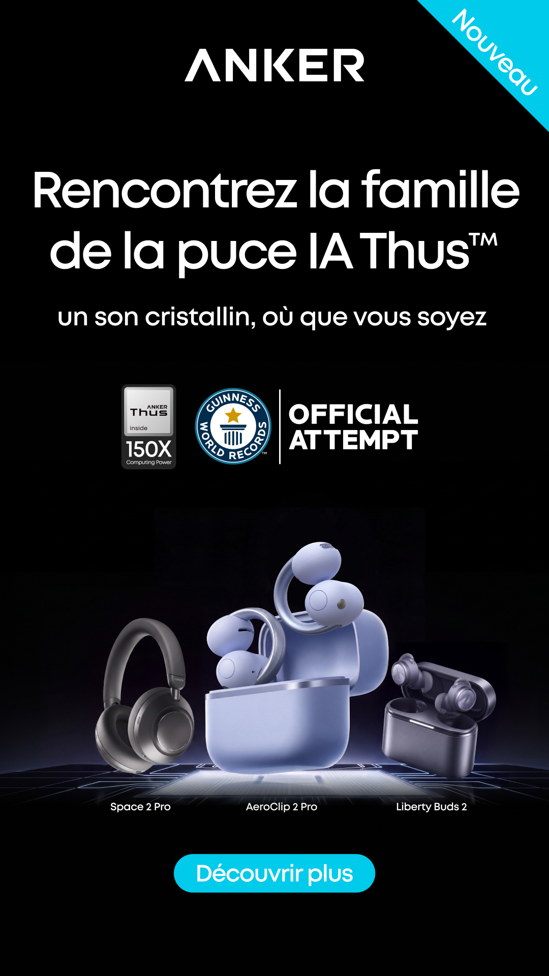 Anker Facebook ad: Nouveauté: 30 jours d'essai gratuit