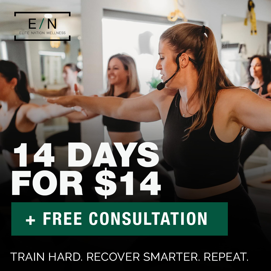 Elite Nation Wellness Facebook ad: Start Your Elite Era - 14 Days for $14