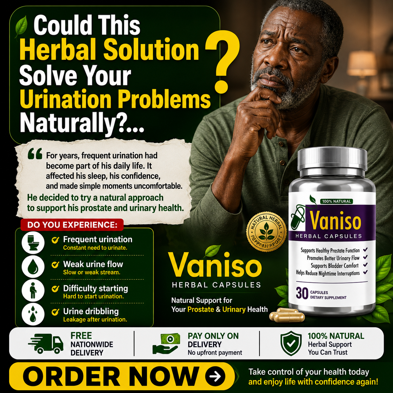 Herbal solutions Facebook ad from Aug 10, 2026