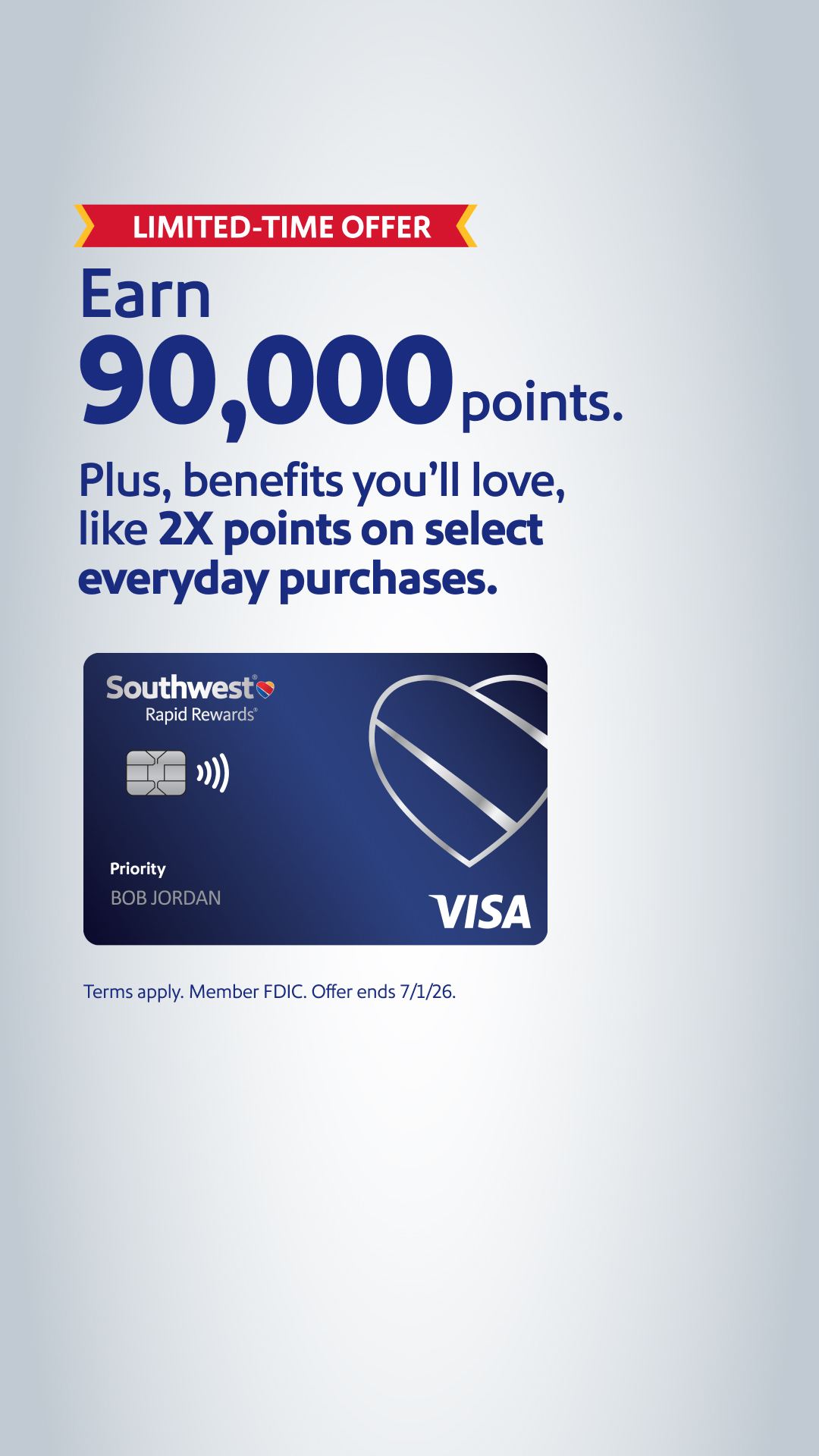 Chase Facebook ad