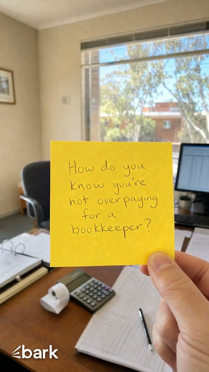 Bark.com Facebook ad: Need Bookkeeping?